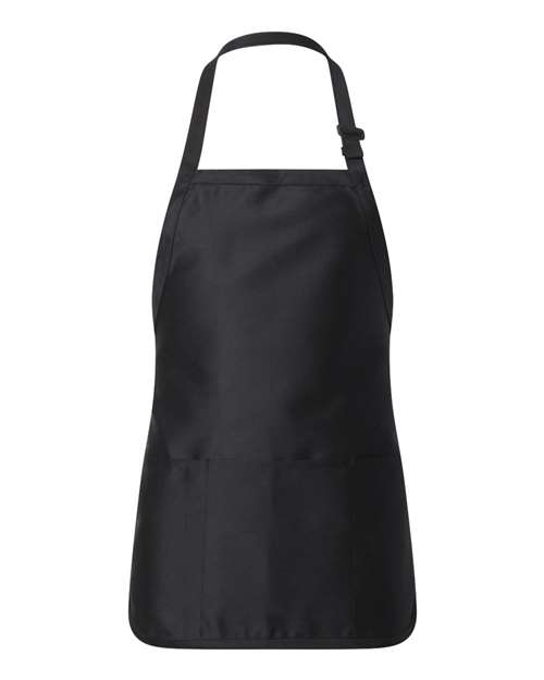 Full-Length Apron with Pouch Pocket (Printed. Embroidered +$3)