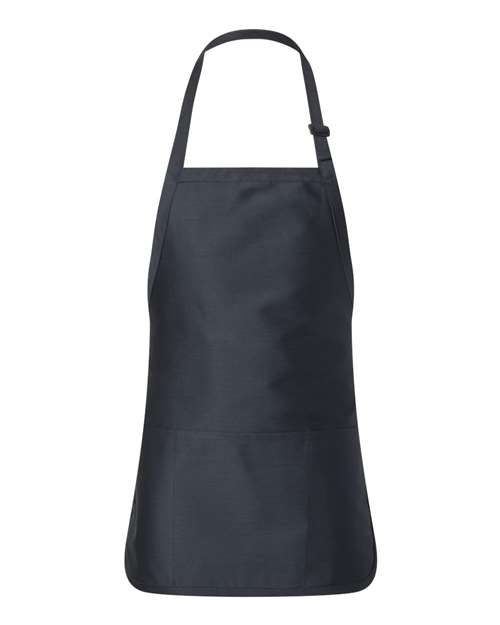 Full-Length Apron with Pouch Pocket (Printed. Embroidered +$3)