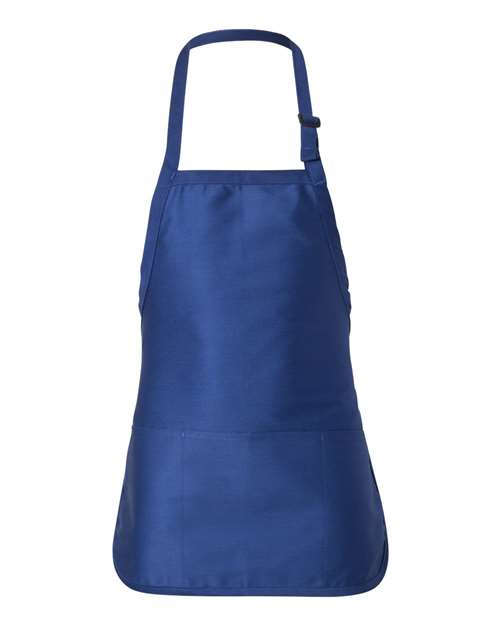 Full-Length Apron with Pouch Pocket (Printed. Embroidered +$3)