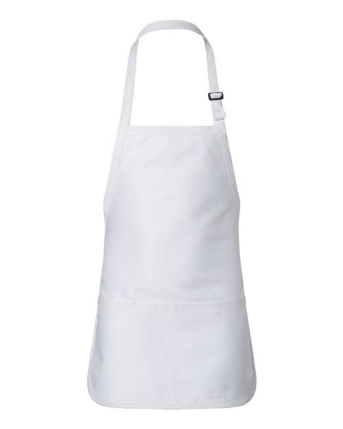 Full-Length Apron with Pouch Pocket (Printed. Embroidered +$3)
