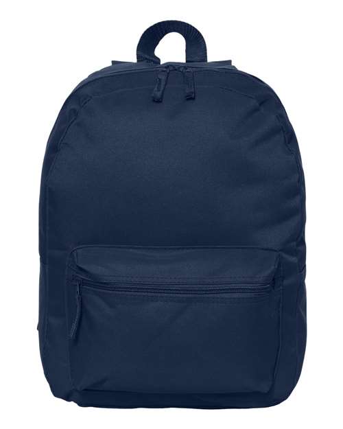 16" Basic Backpack (embroidered or printed patch)