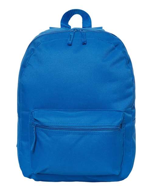 16" Basic Backpack (embroidered or printed patch)