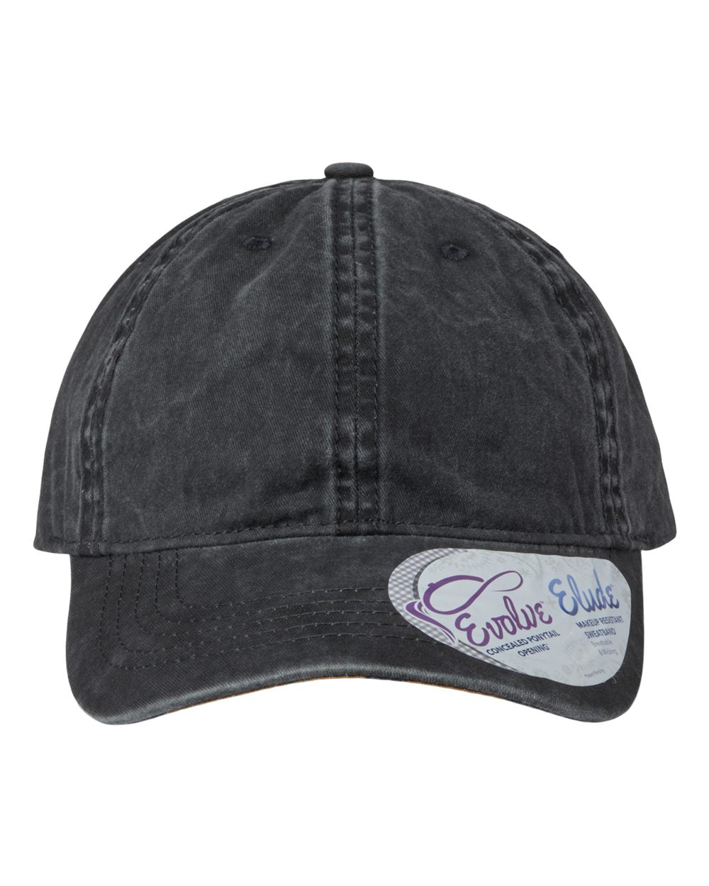 WGANJ embroidered cap - Pigment-Dyed with Fashion Undervisor / Ponytail back