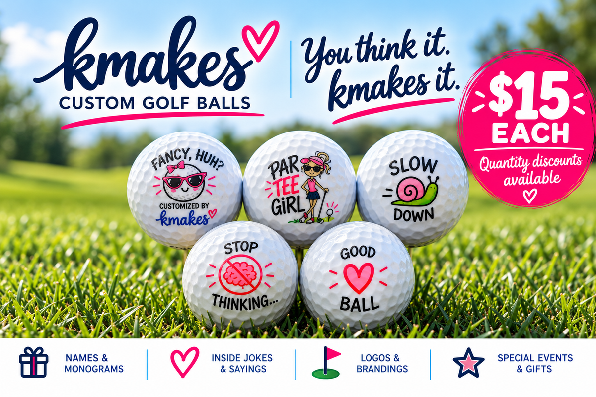 Custom UV-Printed Golf Balls
