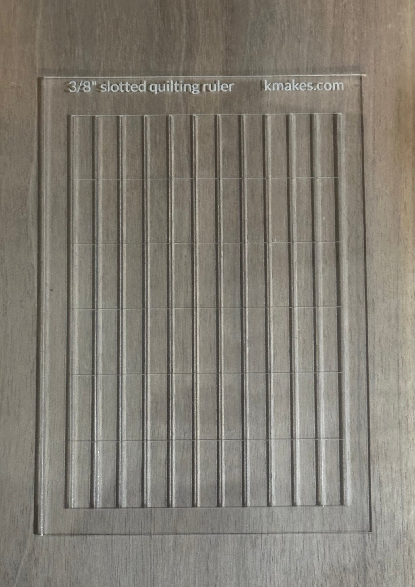 Slotted Quilting Ruler