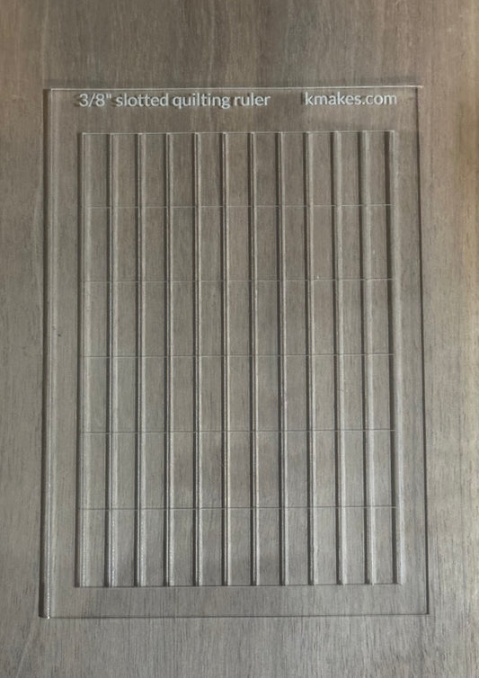 Slotted Quilting Ruler