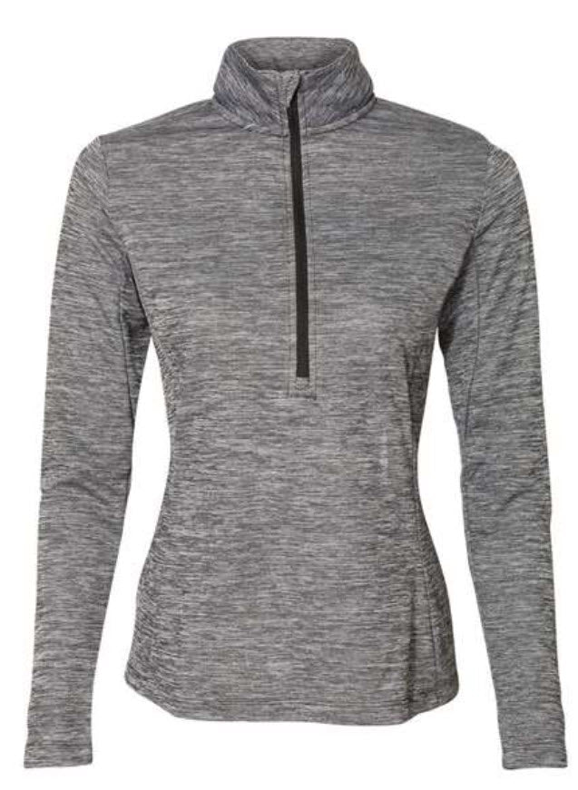 Women's Striated Quarter-Zip Pullover